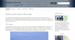 Desktop Screenshot of explore-gower.co.uk